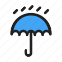 dry, package, fragile, umbrella, rain