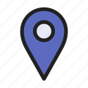 location, pin, place, pointer, position