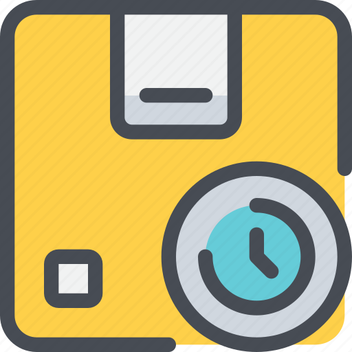 Box, delivery, management, product, shipping, time icon - Download on Iconfinder