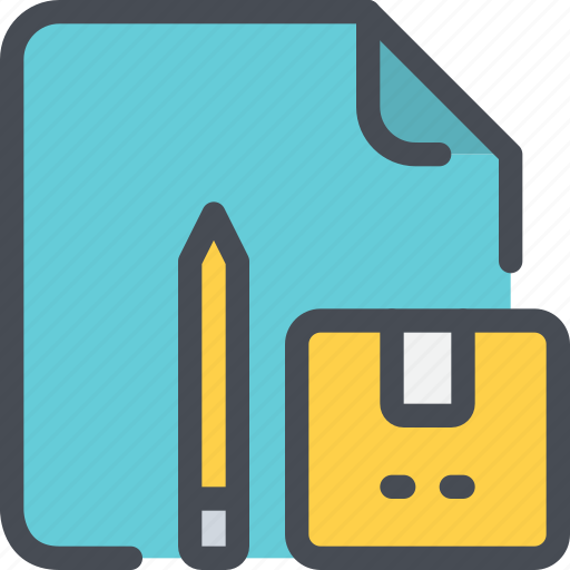 Box, check, document, file, product, shipping icon - Download on Iconfinder