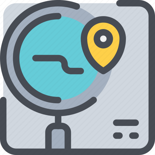 Location, logistics, map, search, shipping, track, transport icon - Download on Iconfinder