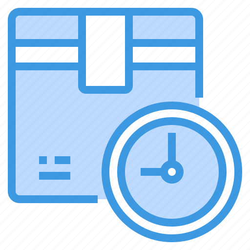 Clock, delivery, logistics, service, shipping, time, transport icon - Download on Iconfinder