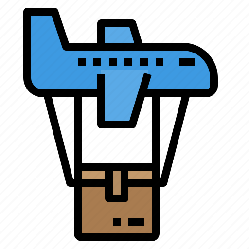 Delivery, logistics, plane, service, shipping, transport icon - Download on Iconfinder