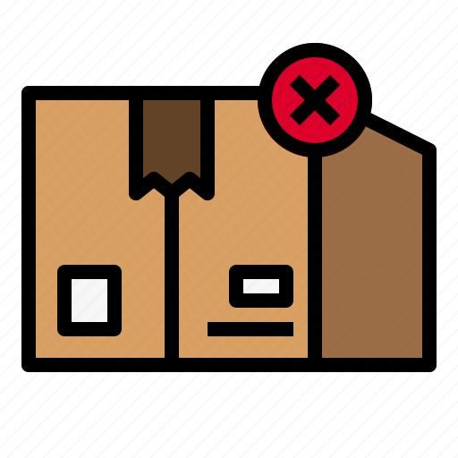 Delete, package, logistic, shipping, courier, shipment, express icon - Download on Iconfinder