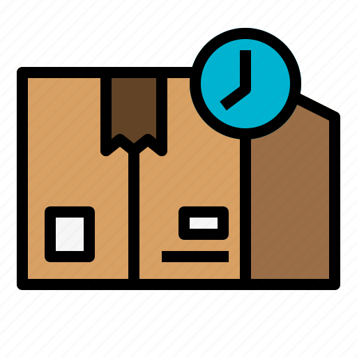 Time, delivery, logistic, package, shipping, courier, shipment icon - Download on Iconfinder