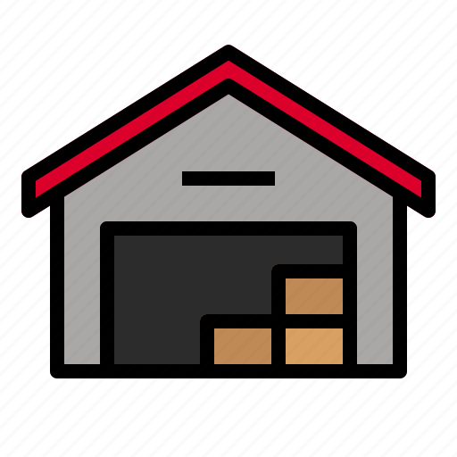Warehouse, logistic, package, shipping, courier, shipment, express icon - Download on Iconfinder