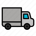 truck, logistic, package, shipping, courier, shipment, express