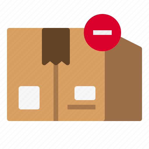Delete, package, logistic, shipping, courier, shipment, express icon - Download on Iconfinder