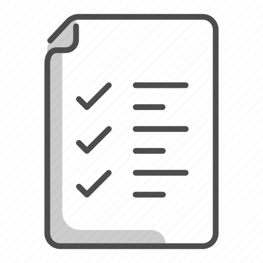 Check, checklist, list, mark, paper, report, tick icon - Download on Iconfinder