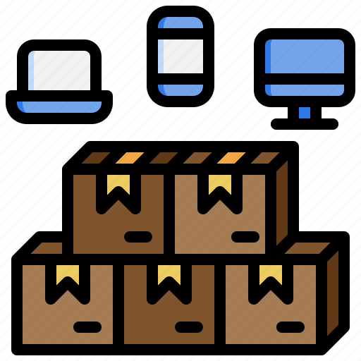 Online, delivery, parcel, package, box icon - Download on Iconfinder