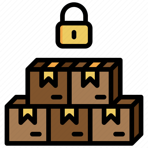 Private, lock, parcel, delivery, package, box icon - Download on Iconfinder