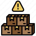 warning, parcel, delivery, package, box