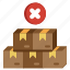cancel, forbidden, parcel, delivery, package, box 