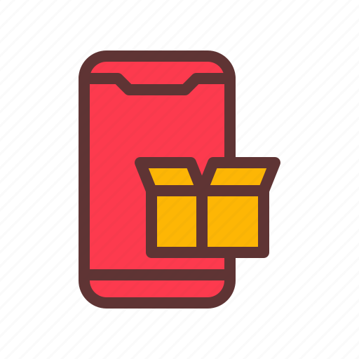 Phone, package, shipping, box icon - Download on Iconfinder