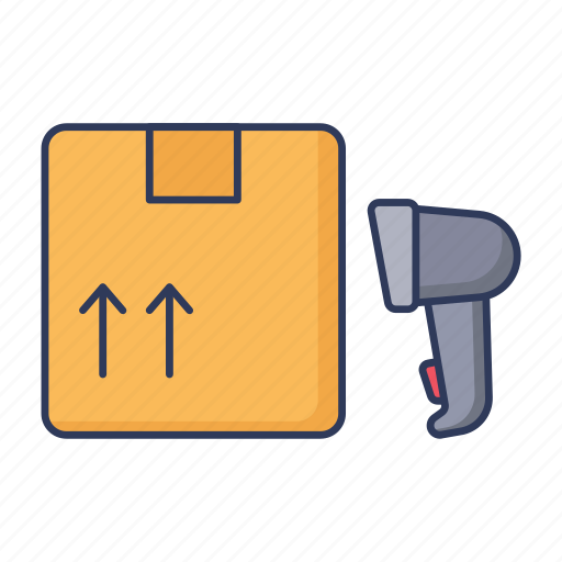 Cardboard, qr, scanner, box, package icon - Download on Iconfinder