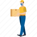 delivery, logistics, parcel, deliveryboy, box, package, courier 