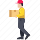 delivery, logistics, parcel, deliveryboy, box, package, courier 