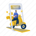 delivery service, shipping, package, courier, deliver, online, shopping, order, ecommerce 