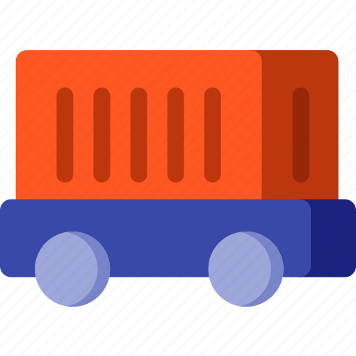 Transfer, delivery, package, shipping, train, transport, vagon icon - Download on Iconfinder