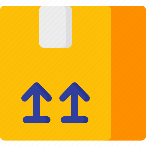 Up, box, delivery, direction, package, shipping, transport icon - Download on Iconfinder