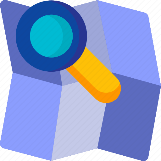 Find, place, location, magnifier, magnifying, map, search icon - Download on Iconfinder