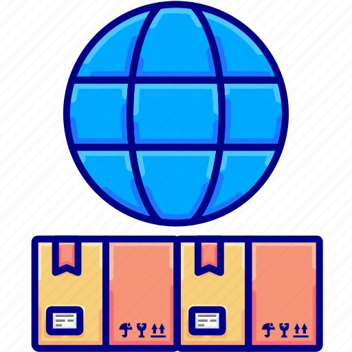 Box, delivery, global, globe, international, shipping icon - Download on Iconfinder