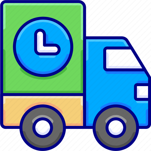 Delay, delivery, shipping, transport, truckdelayed, vectoryland icon - Download on Iconfinder