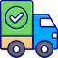checklist, delivery, shipping, transport, trucksuccessful, vectoryland 