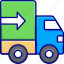 delivery, shipping, transportation, truck, vectoryland 