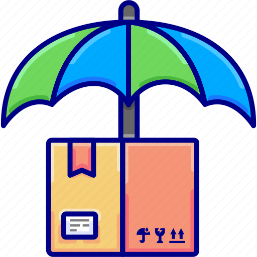 Insurance, rain, umbrella, vectoryland icon - Download on Iconfinder
