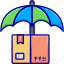 insurance, rain, umbrella, vectoryland 