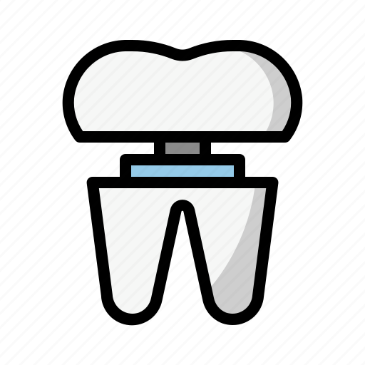Dental crown, dentistry, dental, tooth, surgery icon - Download on Iconfinder