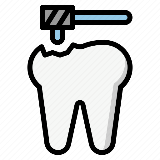 Drill, teeth, dental, dentist, cavity icon - Download on Iconfinder