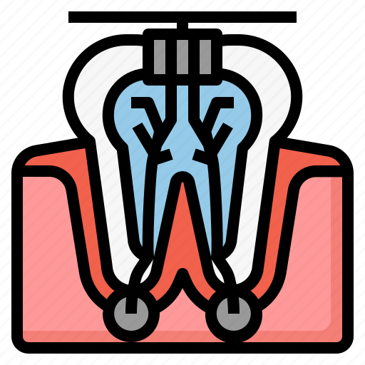 Endodontics, root canal, teeth, dentistry, treatment icon - Download on Iconfinder