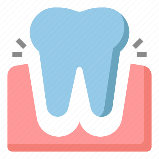 Loose tooth, dental, dentistry, medical, healthcare icon - Download on Iconfinder