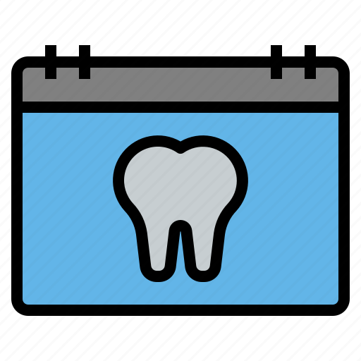 Appointment, agenda, dental, teeth, tooth, dentist icon - Download on Iconfinder