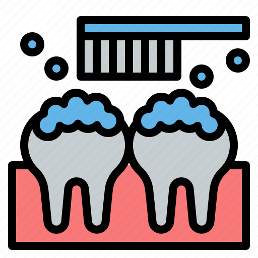 Tooth, cleaning, toothbrush, toothpaste, sparkle, hygienic, dental icon - Download on Iconfinder