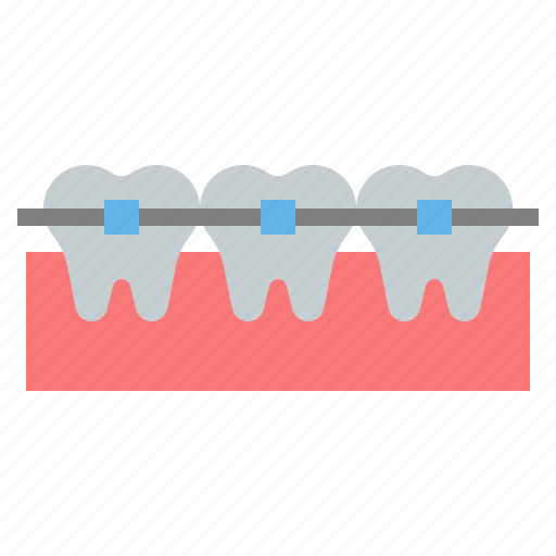 Braces, dental, teeth, tooth, dentist icon - Download on Iconfinder