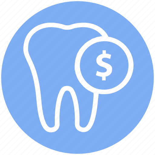 .svg, coin, dental, dollar, money, stomatology, tooth icon - Download on Iconfinder