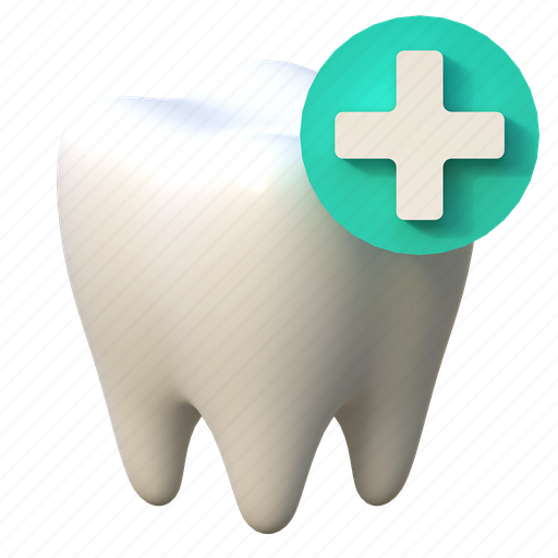 Dental, care, illustration, 3d cartoon, isolated, healthcare, teeth 3D illustration - Download on Iconfinder