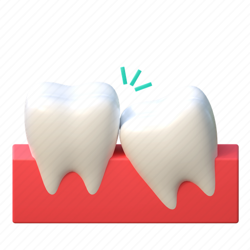 Wisdom, teeth, illustration, 3d cartoon, isolated, healthcare, clean 3D illustration - Download on Iconfinder