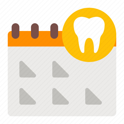 Appointment, calendar, dentistry, oral, orthodontics, schedule, tooth icon - Download on Iconfinder