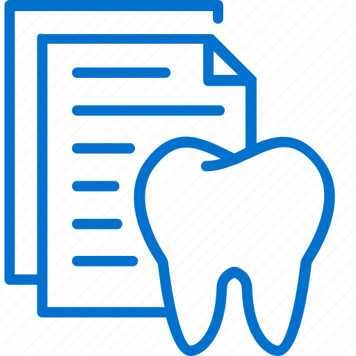 Dental, dentist, document, healthcare, medical, records, tooth icon - Download on Iconfinder