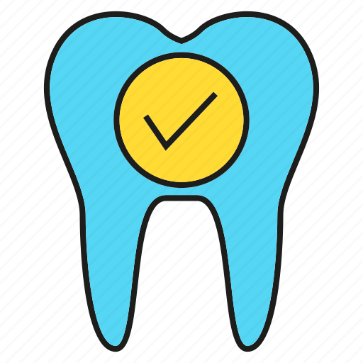 Care, check, dental, tick, tooth icon - Download on Iconfinder