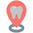 location, dentist place, map, pin