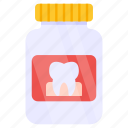 medical jar, medicine bottle, tooth medicine, dentistry, stomatology