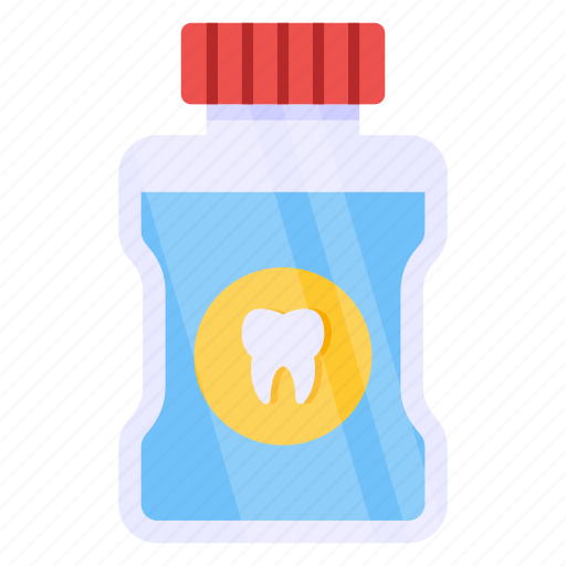 Medical jar, medicine bottle, tooth medicine, dentistry, stomatology icon - Download on Iconfinder