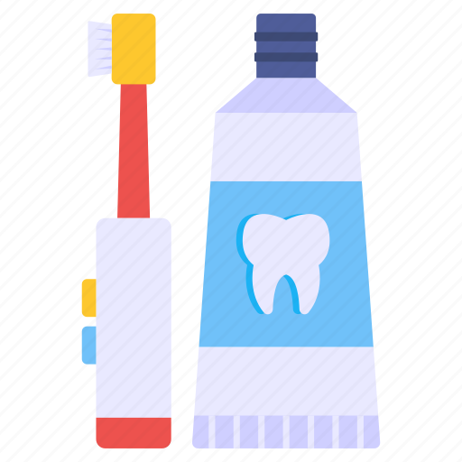 Dental accessories, hygiene, toothbrush, toothpaste, dental cleaning accessories icon - Download on Iconfinder