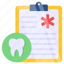 dental checklist, list, todo list, agenda list, worksheet