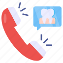 dental call, telecommunication, medical call, phone call, emergency call